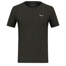 Salewa Sport-Tshirt Eagle Minilogo Merino (weich, leicht) olivegrün Herren