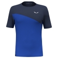 Salewa Sport-Tshirt Puez Sporty Dry (schnelltrocknend, 4-Wege-Stretch, geruchsneutralsierend) elektrikblau Herren