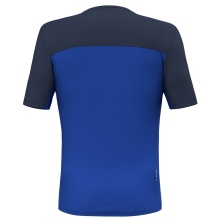 Salewa Sport-Tshirt Puez Sporty Dry (schnelltrocknend, 4-Wege-Stretch, geruchsneutralsierend) elektrikblau Herren