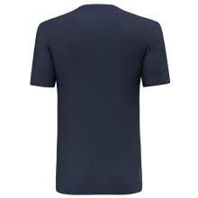 Salewa Sport-Tshirt Pure Space Sheep Merino (4-Wege-Stretch, geruchsneutralsierend) navyblau Herren