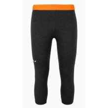 Salewa Funktionsunterwäsche Unterziehhose Boe AM Thermal 3/4 Tight (warm, atmungsaktiv) schwarz Herren