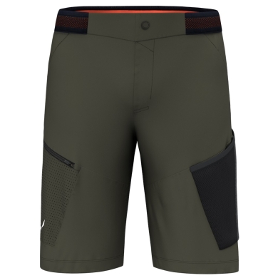 Salewa Wanderhose Short Pedroc Cargo 3 DST Outdoor (wasserabweisend, leicht) kurz olivegrün Herren