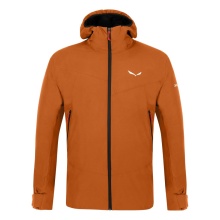 Salewa Wanderjacke Puez Powertex 2L (2-Lagen-Shell, wasser/winddicht) orange/braun Herren