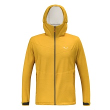 Salewa Trekking-Wanderjacke Puez Powertex (2,5-Lagen Hardshelljacke, wind- und wasserdicht) gelb Herren