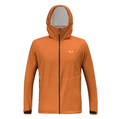 Salewa Trekking-Wanderjacke Puez Powertex (2,5-Lagen Hardshelljacke, wind- und wasserdicht) orange Herren