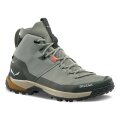 Salewa Wanderschuhe Puez Knit Mid Powertex (Trekking, wasserdicht) grün/olivegrün Herren