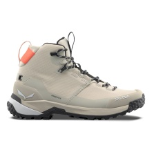 Salewa Wanderschuhe Puez Mid Powertex (Trekking, wasserdicht, atmungsaktiv) beige Damen