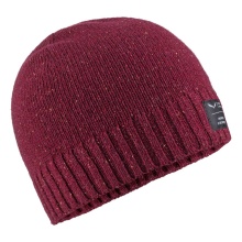 Salewa Wollmütze (Beanie) Alpine Wool (weich, warm, gerippt) bordeaux - 1 Stück