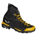 Salewa Wanderschuhe Ortles Light MID Powertex (Winterwanderung/Trekking, wasserdicht) schwarz/gold Damen