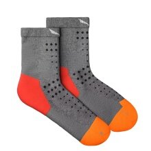 Salewa Trekkingsocke Pedroc Merino (Feuchtigkeits- und Temperaturregulierung) Kurzsocken grau/orange Herren - 1 Paar