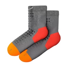 Salewa Trekkingsocke Pedroc Merino (Feuchtigkeits- und Temperaturregulierung) Kurzsocken grau/orange Herren - 1 Paar