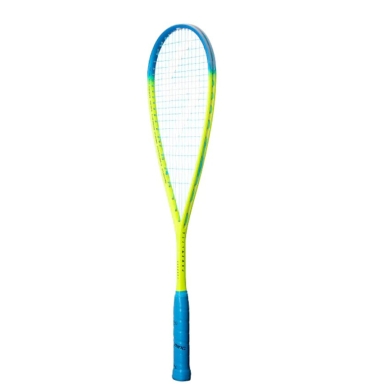 Salming Squashschläger Cannone PowerLite 148g/sehr kopflastig gelb/cyan - besaitet -