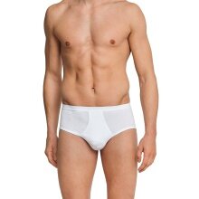 Schiesser Sportslip Original Feinripp mit Eingriff weiss Herren