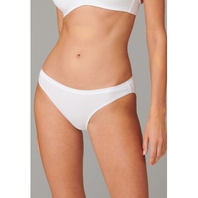 Schiesser Mini Slip 95/5 (95% Baumwolle) Unterwäsche weiss Damen - 2er Pack