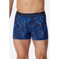 Schiesser Unterwäsche Boxershorts Micro-Qualität gemustert indigoblau Herren - 1 Stück