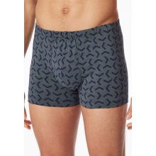 Schiesser Unterwäsche Boxershorts 95/5 Organic Cotton dunkelblau gemustert Herren - 3 Stück