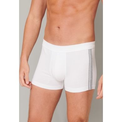 Schiesser Unterwäsche Boxershorts 95/5 Streifen weiss Herren - 3 Stück