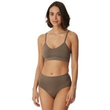 Schiesser Bustier Seamless Matt V-Ausschnitt (nahtlos, leicht) Unterwäsche taupebraun Damen