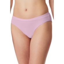 Schiesser Rio-Slip Doppelripp Organic Cotton Unterwäsche rosa/sandbraun Damen - 1 Stück