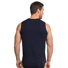 Schiesser Tank-Top Long Life Soft (perfekte Passform) Unterwäsche blauschwarz Herren