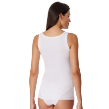 Schiesser Tank-Top Pure Rib Unterwäsche weiss Damen