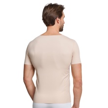 Schiesser Tshirt Seamless V-Ausschnitt Laser Cut Kurzarm (Interlock, nahtlos) Unterwäsche beige Herren