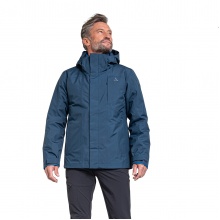 Schöffel Winterjacke 3in1 Melosee (wasser- und winddicht) ozeanblau Herren