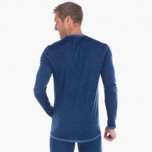 Schöffel Unterwäsche Langarmshirt Merino Sport blau Herren