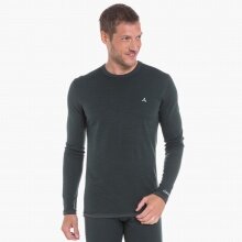 Schöffel Unterwäsche Langarmshirt Merino Sport schwarz Herren