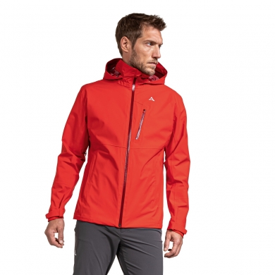 Schöffel Trekking-Wanderjacke Arnspitze (wasserdicht, 2-Lagen VENTURI) gojibeere rot Herren