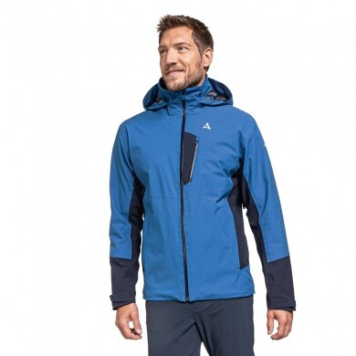 Schöffel Trekking-Wanderjacke Arnspitze (wasserdicht, 2-Lagen VENTURI) blau Herren