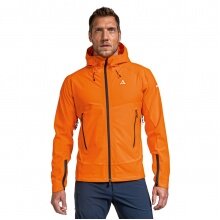 Schöffel Softshelljacke Mangart - 4D Body Mapping, winddicht - orange Herren