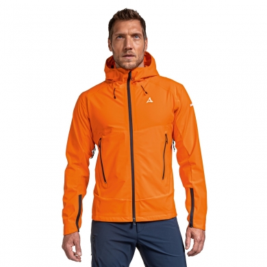 Schöffel Softshelljacke Mangart - 4D Body Mapping, winddicht - orange Herren