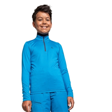 Schöffel Langarmshirt Napoli2 Halfzip royalblau Kinder