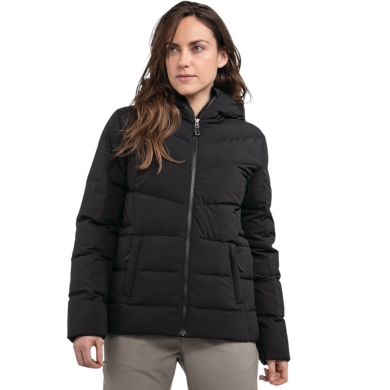 Schöffel Winter-Daunenjacke Urban Down Style Vindave Jacket (winddicht, 4-Wege-Stretch) schwarz Damen