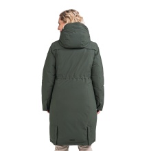 Schöffel Winter-Daunenmantel Down Parka Canterbury (4-Wege-Stretch, sehr warm, wasserdicht) dunkelgrün Damen