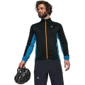 Schöffel Fahrrad-Langarmshirt Piambello Full-Zip (maximale Bewegungsfreiheit) schwarz/blau Herren