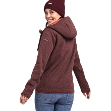 Schöffel Fleecejacke Aurora Hoody (atmungsaktiv, warm) weinrot Damen