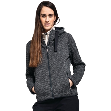 Schöffel Fleecejacke Aurora Hoody (atmungsaktiv, warm) navyblau Damen