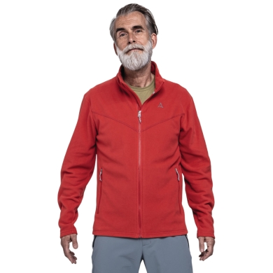 Schöffel Fleecejacke Hiking Style Qutang MNS (warm, funktionelles Recyclingpolyester) rot Herren