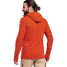 Schöffel Fleecejacke Rotbach Hoody (Kapuze, robust, elastisch) orange Herren