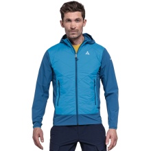 Schöffel Hybridjacke Hiking Style Blaueis MNS (warm PrimaLoft® Isolation, mit Kapuze) blau Herren