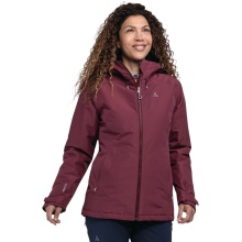 Schöffel Isolationsjacke Hiking Insulated Style Wildkar Jacket (2-Lagen VENTURI, wasserdicht) weinrot Damen