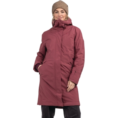 Schöffel Winter-Parka Urban Insulated Coat Style Gregale WMS (wasserdicht, atmungsaktiv) weinrot Damen