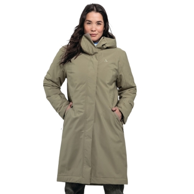 Schöffel Winter-Parka Urban Insulated Coat Style Gregale WMS (wasserdicht, atmungsaktiv) braun Damen