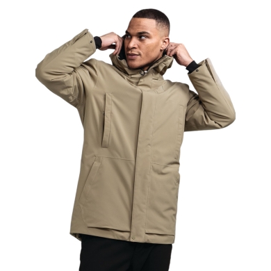 Schöffel Winter-Parka Urban Insulated Style Crivat Parka (wasserdicht, 2-Wege-Stretch) braun Herren