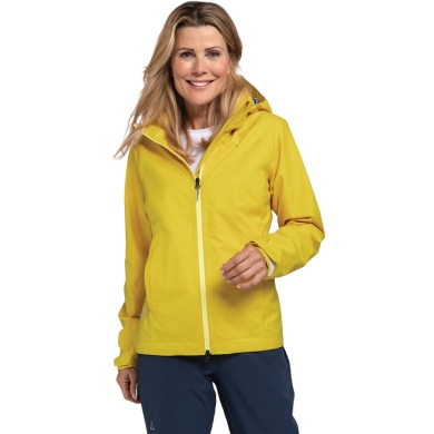 Schöffel Regenjacke Easy XT (leicht, wasserdicht, winddicht) gelb Damen