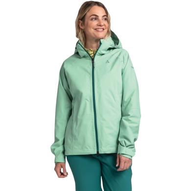 Schöffel Regenjacke Easy XT (leicht, wasserdicht, winddicht) mintgrün Damen