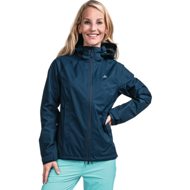 Schöffel Regenjacke Easy XT (leicht, wasserdicht, winddicht) dunkelblau Damen