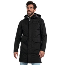 Schöffel Regenmantel Parka Sardegna (2-Lagen, wasserdicht, winddicht) schwarz Herren